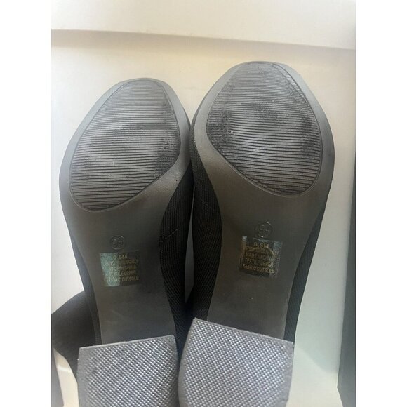 MIA Erika Fly Knit Booties Dress Boots Black - Picture 9 of 14